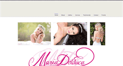 Desktop Screenshot of mariadelduca.com